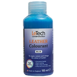 (УЦЕНКА) LeTech Краска для кожи (Leather Colourant) Blue Expert Line 100 мл