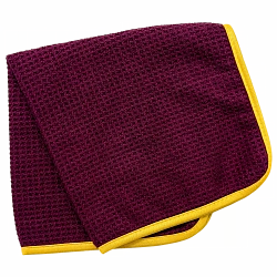Вафельная фиолетовая микрофибровая салфетка EOLITHIC WAFFLE 40x40