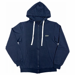 LERATON WEAR Худи на молнии «Leraton» с вышивкой тёмно-синяя размер XL