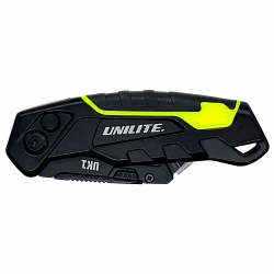 UNILITE Складной нож с трапециевидным лезвием +3 доп. лезвия SK5 black UK1