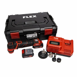 FLEX Полировальная машина для небольших поверхностей на аккумуляторе PXE 80 10.8-EC/2.5 Set 418102