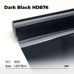 INSANE WRAPPERS Полиуретановая плёнка для фар PPF Headlight Dark Black 0,76x15 м 175 мк HDB76